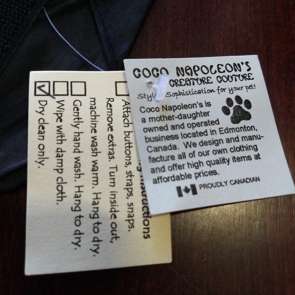 tuxedo fancy dress up dog coat NWT - Picture 13 of 14